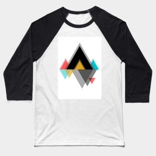 Geometric Art: Terra Baseball T-Shirt